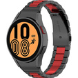 Браслет Stainless для  Samsung Galaxy Watch 4 / 4 Classic - Black/Red