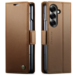 Чехол-флип CASEME Litchi Wallet для Samsung Galaxy Z Fold7 5G