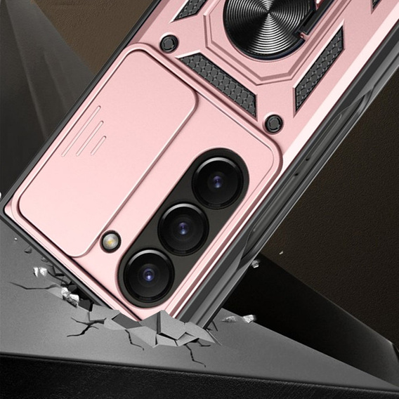 Чохол NOX Camera Slide Samsung Galaxy Z Fold5 5G, CamShield Slide, рожевий rose gold