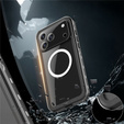 Чохол для iPhone 17 Pro Max, водонепроникний IP68, SHELLBOX MagSafe, чорний