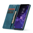 Чехол CASEME для Samsung Galaxy S9 Plus, Leather Wallet Case, синий