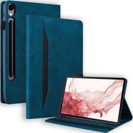 Чехол для Samsung Galaxy Tab S10 FE+ Plus, Classic, с местом для стилуса, синий