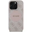 Чехол Guess 4G Circle с классическим логотипом, для MagSafe для iPhone 16 Pro Max