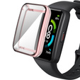 Чехол 2в1 с защитой экрана для часов Huawei Band 6/7, Pink