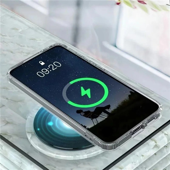 Чехол для Samsung Galaxy S25 FE, гибридный чехол Fusion Hybrid, для MagSafe, прозрачный
