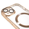 Чехол до iPhone 13, MagSafe Hybrid, золотой