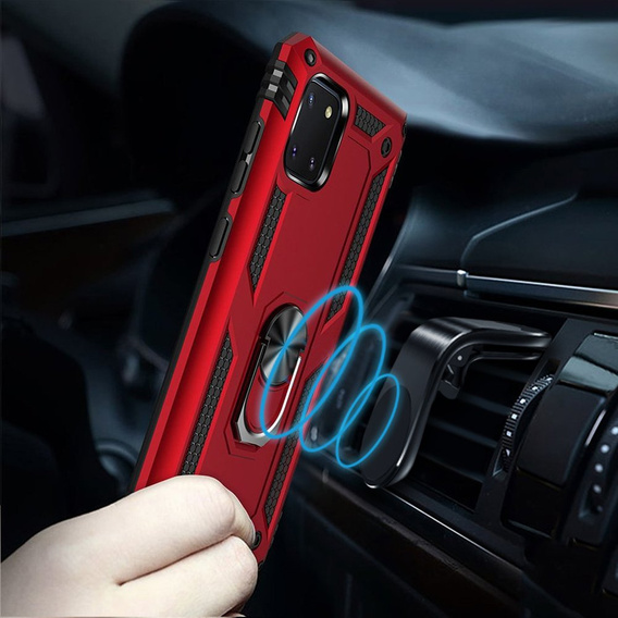Броньований Чoхол до Samsung Galaxy Note 10 Lite, Nox Case Ring, червоний