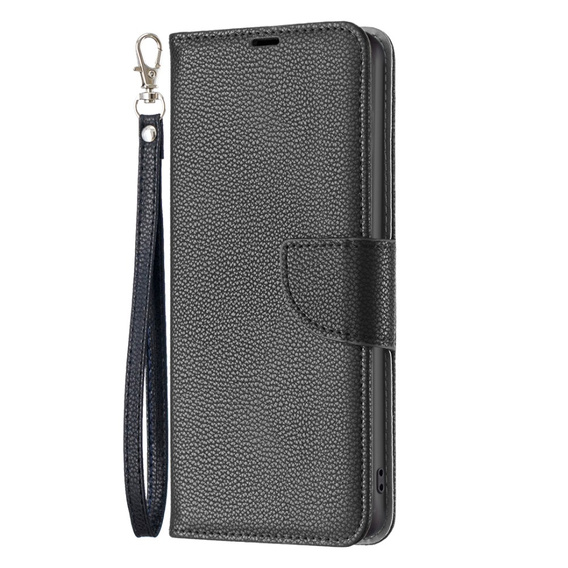 Чохол-книжка для Samsung Galaxy A25 5G, Wallet Litchi Leather, чорний  + скло 9H 