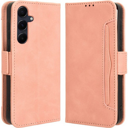 Откидной чехол для Samsung Galaxy A55 5G, Card Slot, розовый
