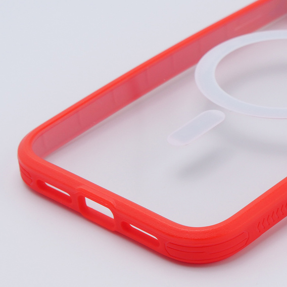 Чoхол до iPhone 15 Plus, Slide Camera Magsafe, червоний