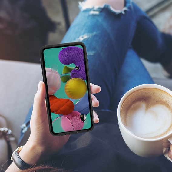 Водонепроникний чохол IP68 для Samsung Galaxy A51 4G, Redpepper, чорний