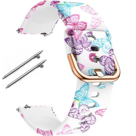 Ремінець Smooth до Samsung Galaxy Watch Active 22mm, Butterfly