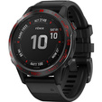 Накладка на безель для Garmin Fenix 6 / 6 Pro / 6 Sapphire, Black/Red