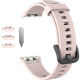 Силиконовый ремешок для Huawei Band 6 / Honor Band 6, Sand Pink