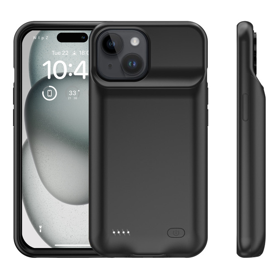 Чохол-акумулятор 7000mAh для iPhone 15, чорний