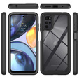 Чехол для Motorola Moto G22, Shockproof, с пленкой, синий
