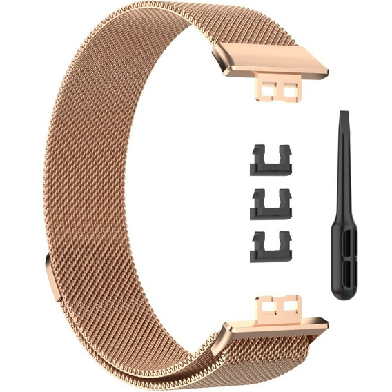 Браслет  MilaneseBand для Huawei Watch Fit - Rose Gold