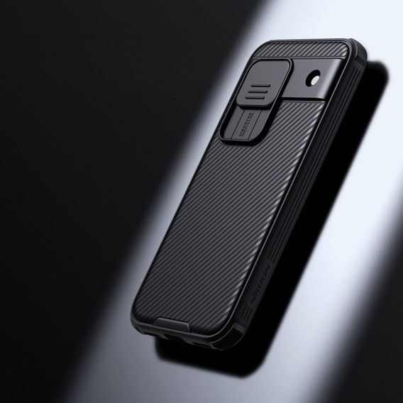 Чехол NILLKIN для Google Pixel 8A, силиконовый чехол CamShield для MagSafe, чёрный