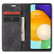 Чехол CASEME для Samsung Galaxy A53 5G, Leather Wallet Case, чёрный