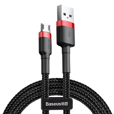 Baseus Кабель Micro-USB 1.5A 2m - Black/Red