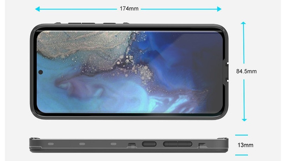 Водонепроникний чохол IP68 для Samsung Galaxy S20 Plus, Redpepper, чорний