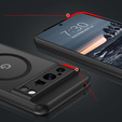 Чохол для Google Pixel 8 Pro, для MagSafe, ERBORD Matt Case, чорний