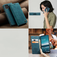 Чехол CASEME для Samsung Galaxy M33 5G, Leather Wallet Case, синий