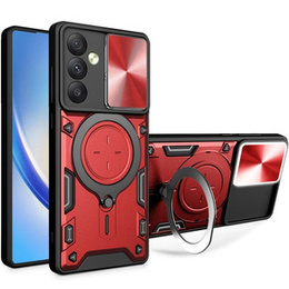 Бронированный чехол для Samsung Galaxy A54 5G, CamShield Slide, красный