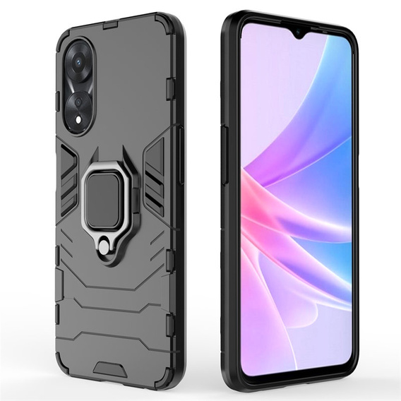 Чoхол до Oppo A78 5G, Kickstand Ring, чорний
