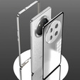 Чехол для Honor Magic 7 Lite, Frame Case, серебряный