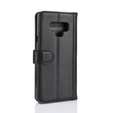Откидной чехол для Samsung Galaxy Note 9, Leather Flexi Book, чёрный