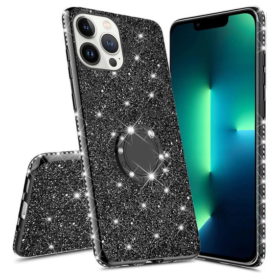 Чехол Bling до iPhone 13 Pro, Black