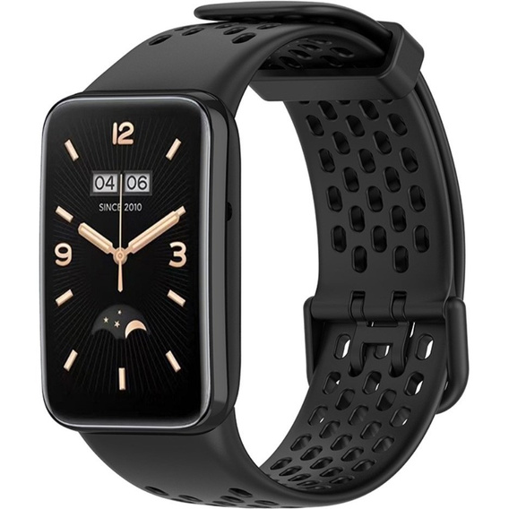 Силиконовый ремешок для Xiaomi Mi Band 7 Pro, Black