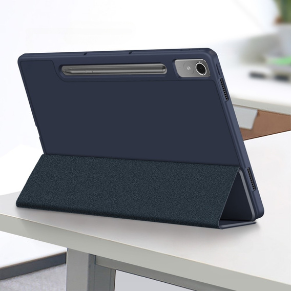 Чохол для Lenovo Tab P12, Smartcase з місцем для стилуса, темно-синій