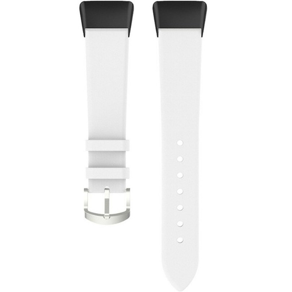 Шкіряний ремінець для годинника Huawei Band 6, White