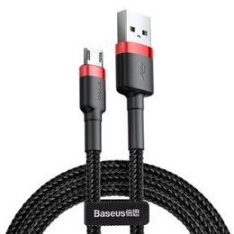 Baseus Кабель Micro-USB 1.5A 2m - Black/Red