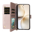 Чохол з клапаном для Realme 14 Pro+ 5G, Crossbody Leather Wallet, рожевий rose gold