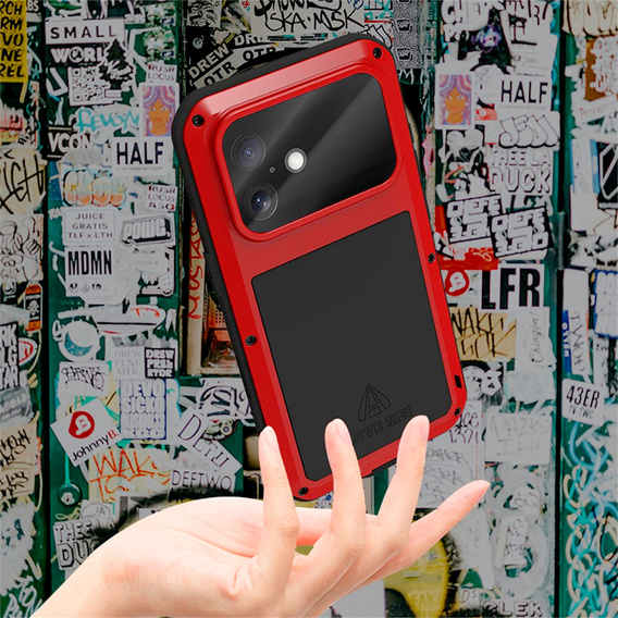 Броньований чохол із загартованим склом для iPhone 17