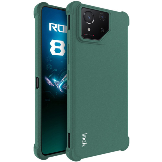 Чехол IMAK до ASUS ROG Phone 8 Pro, Dropproof, зелёный