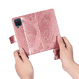 Чохол-книжка для Samsung Galaxy M33, Butterfly, рожевий rose gold