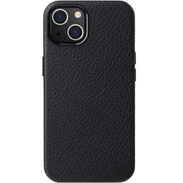 Чохол MELKCO для iPhone 15, шкіра для MagSafe, чорний