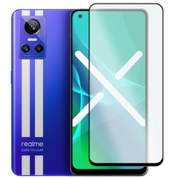 Закаленное стекло 3D для Realme GT Neo 3, синий