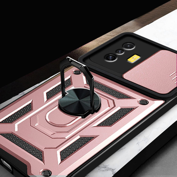 Чохол NOX Camera Slide Xiaomi Poco F4 GT, CamShield Slide, рожевий rose gold