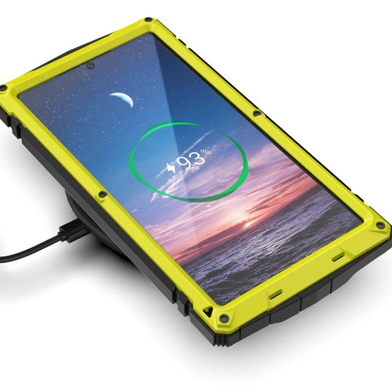 Бронированный чехол для Samsung Galaxy S25 Ultra, R-JUST, жёлтый