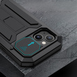 Чохол для iPhone 13, R-JUST CamShield Slide, броньований, чорний