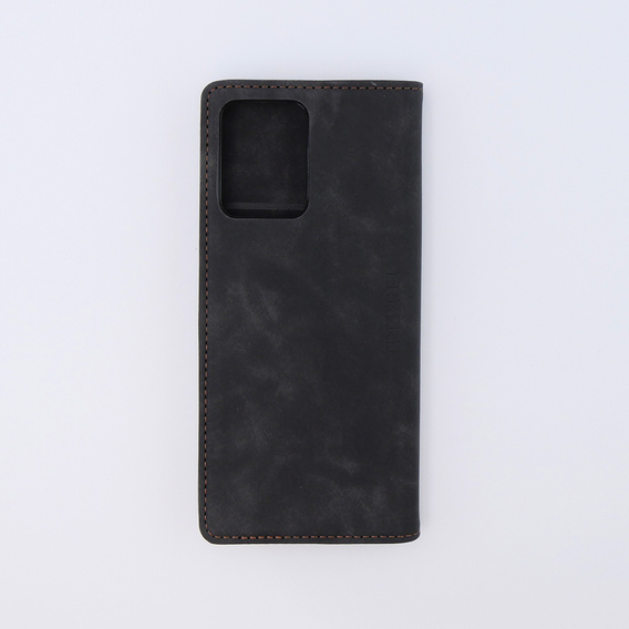 Чехол для Xiaomi Redmi Note 12 5G / Poco X5 5G, ERBORD Vintage, бумажник с клапаном, чёрный