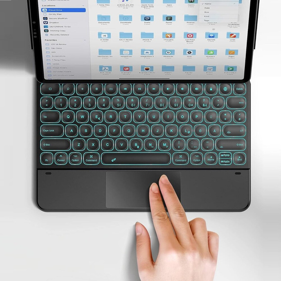 Чохол-клавіатура Dracool для iPad Air 13" 2024 (6 gen.) / Pro 12.9" 2022/2021/2020 (6/5/4 gen.), чорний