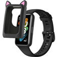 Чехол Siliconowe CAT EARS для Huawei Honor Band 6/7, Black
