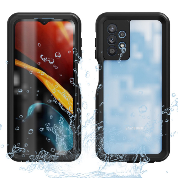 Водонепроницаемый чехол IP68 для Samsung Galaxy A13 4G, SHELLBOX, чёрный