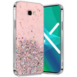 Чoхол до Samsung Galaxy J4 Plus, Glittery, рожевий